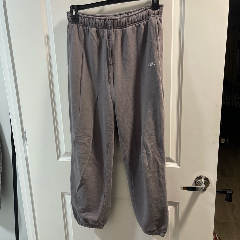 Alo Gray Sweatpants Women’s Joggers Waist 16 Inseam 27